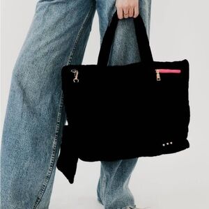 Presley Puffer Quilted Tote Bag With Pouch